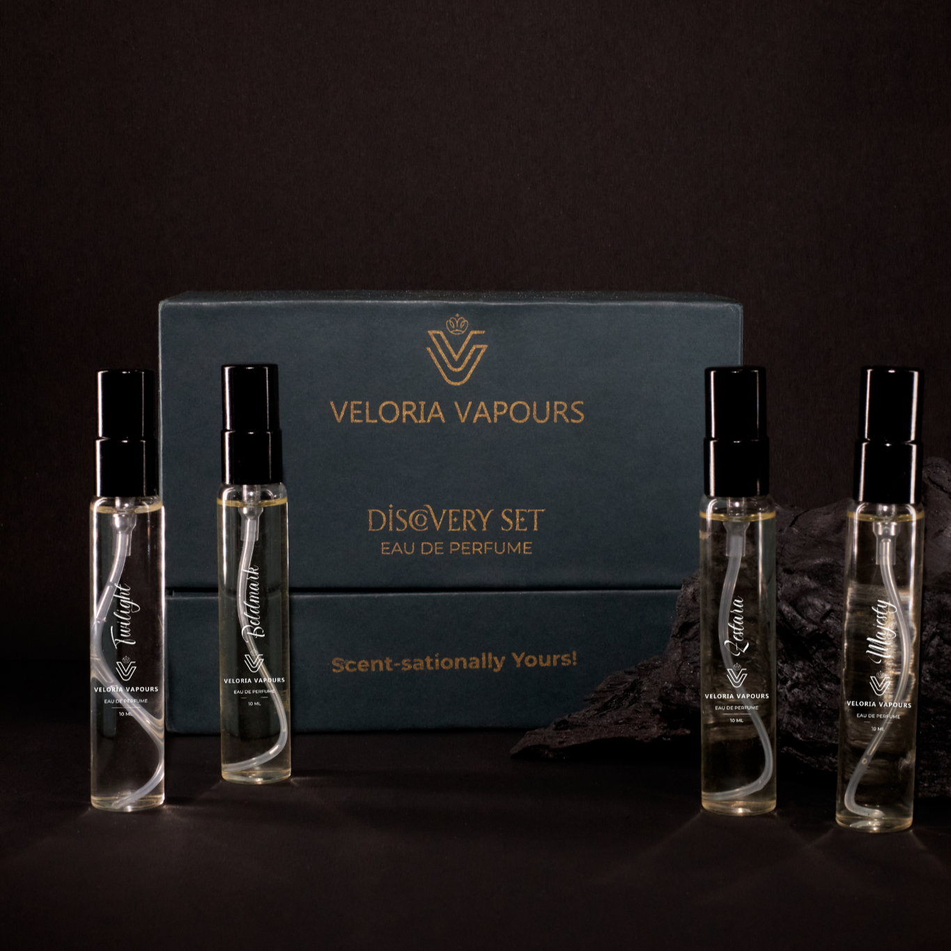 The Daring Blend - 4 Edgy Fragrances for Men, 10ml Each - Bold & Unique