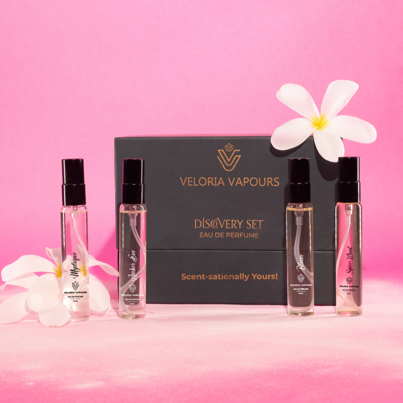 The Harmony Collection - 4 Harmonious Fragrances for Women, 10ml Each - Balance & Beauty