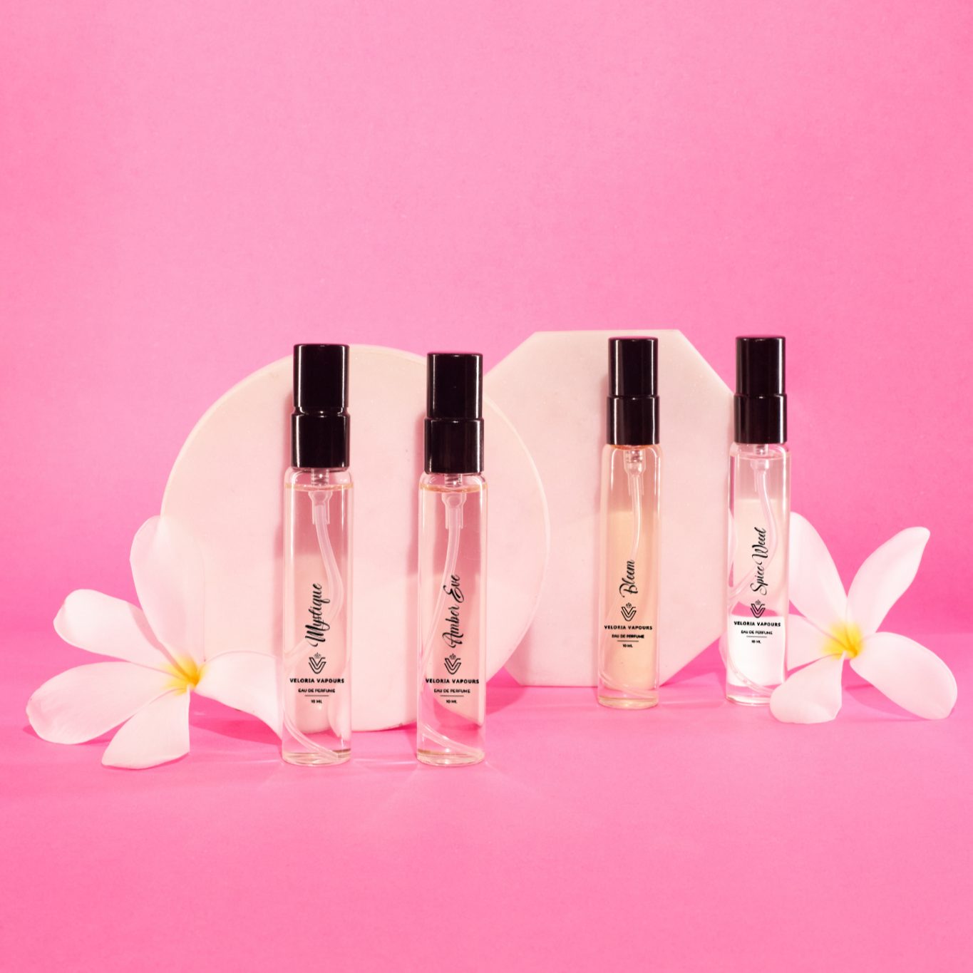 The Harmony Collection - 4 Harmonious Fragrances for Women, 10ml Each - Balance & Beauty