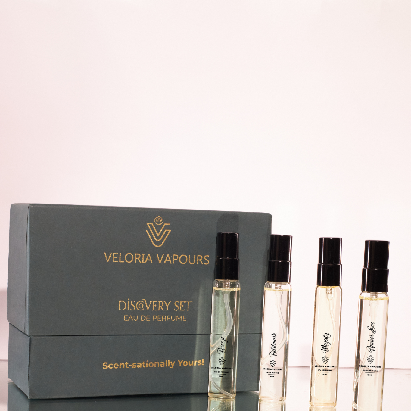 The Signature Collection - 4 Iconic Unisex Fragrances, 10ml Each - Define Your Essence